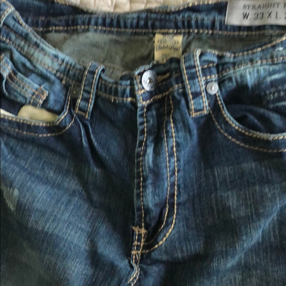 Men’s Faded Glory jeans ... Buckle look alike